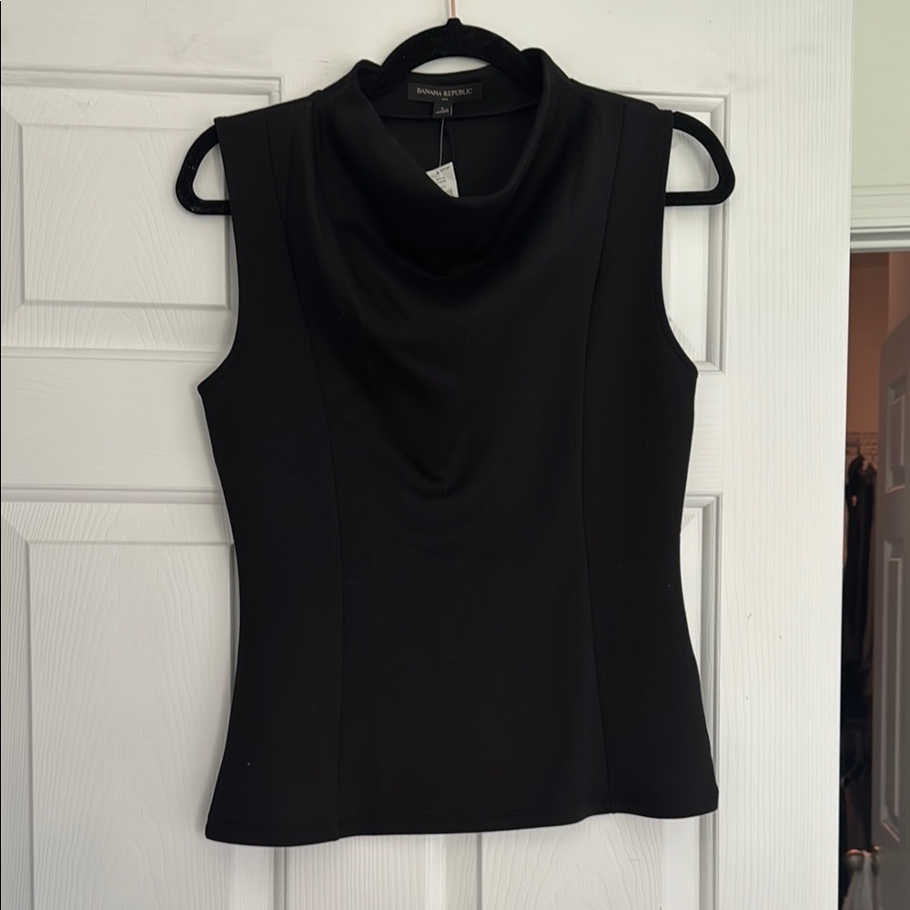 Black Sleeveless Top by Banana Republic Size Small